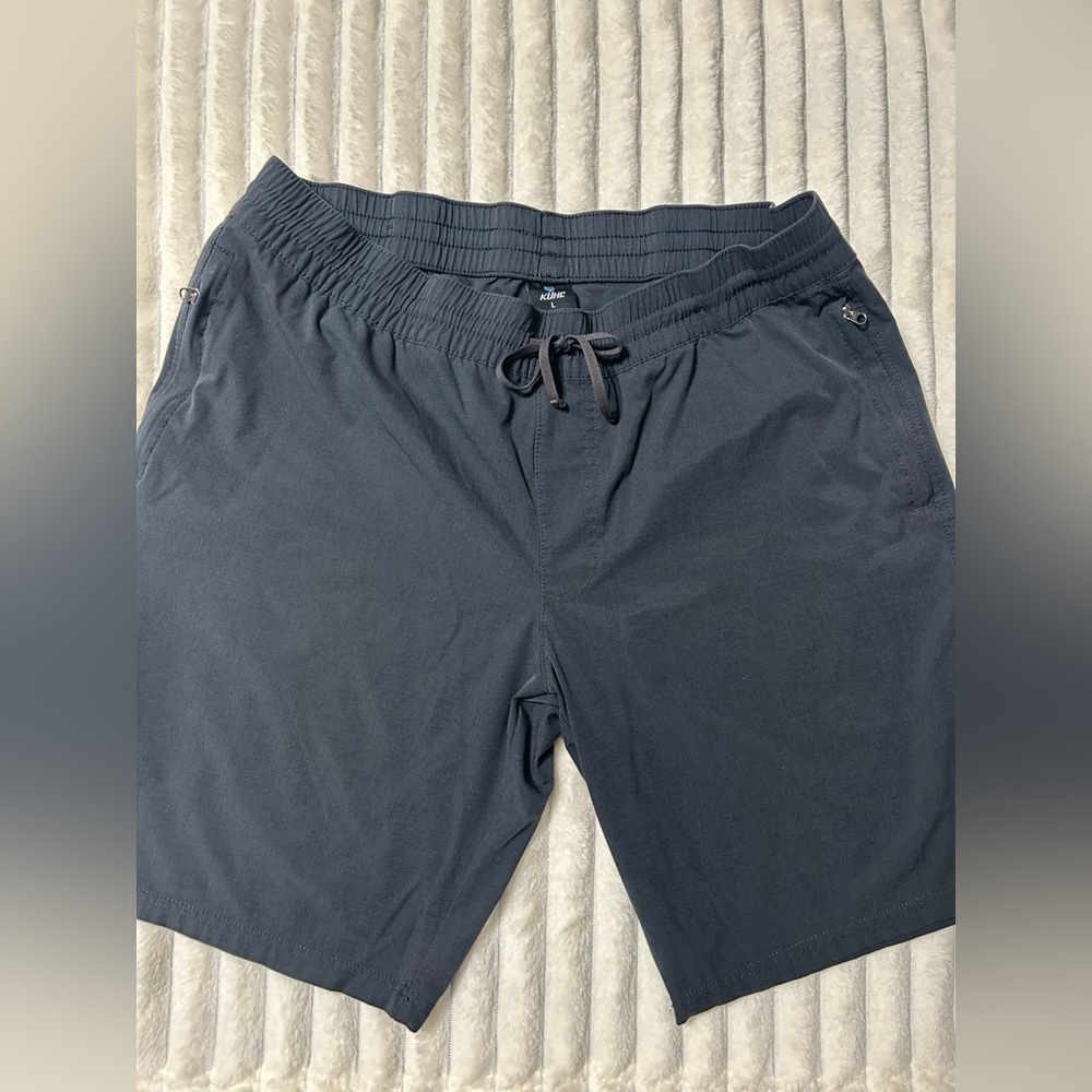 Kuhl Born In The Mountains Men’s Hiking Shorts Dark Blue Sz Large